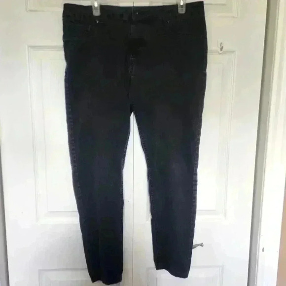 Bianca Nygard Petite Denim Jeggings in Black  - Size XL - Picture 1 of 9